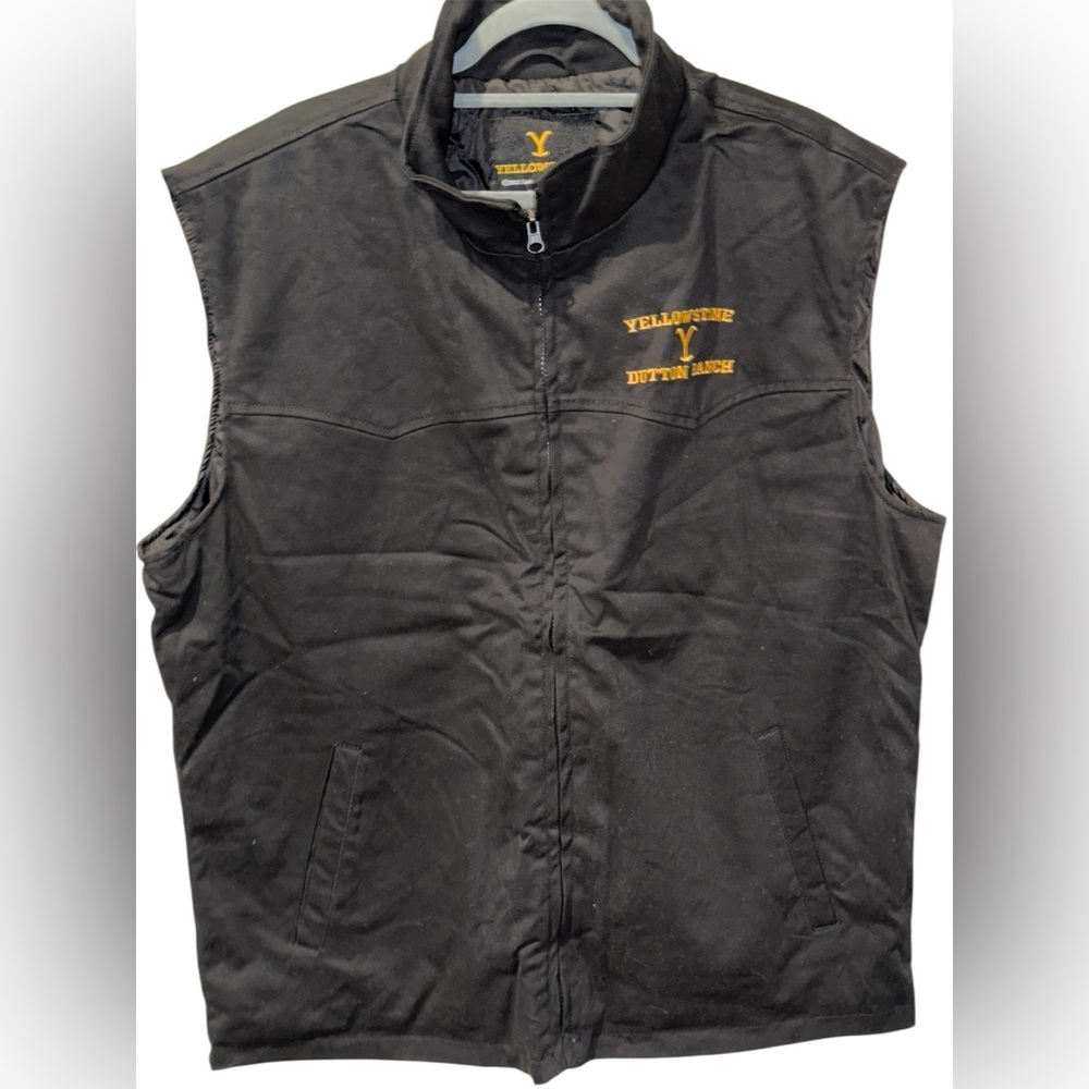 Yellowstone Black Vest (2XL)